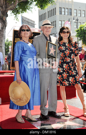 Walter Koenig Judy Levitt daughter Danielle at Walter Koenig honor with a Star on Hollywood Walk of Fame Hollywood California - Stock Photo