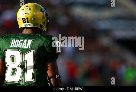 South Florida wide receiver Dontavia Bogan #81 during the first half of the game between the South Florida Bulls and the Miami Hurricanes being played at Raymond James Stadium in Tampa, Florida. (Credit Image: © Chris Grosser/Southcreek Global/ZUMApress.com) Stock Photo