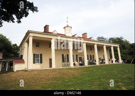 Mount Vernon Fairfax Virginia home USA President George Washington, Stock Photo