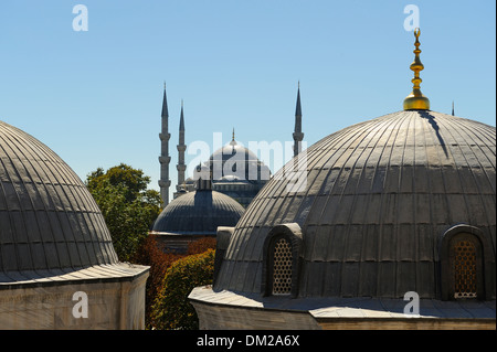 Aya Sofya Turbes and the Blue Mosque, Istanbul, Turkey 130912 31209 Stock Photo