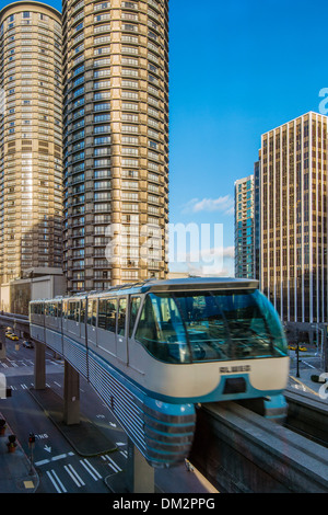 Seattle Center Monorail at Westlake, Seattle, Washington, USA Stock Photo