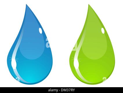 Vector water drop Stock Vector