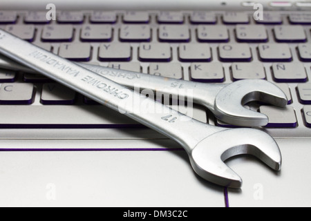 electronic technical support concept Stock Photo