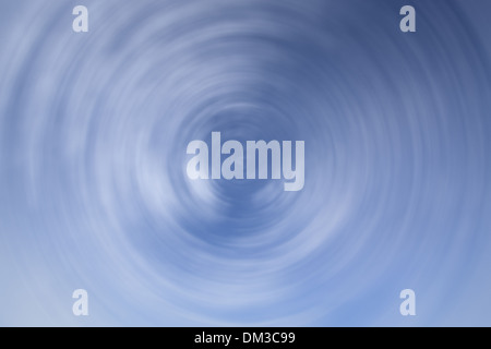 The abstract twirl blue blured background Stock Photo