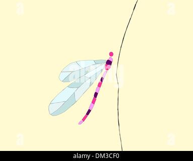 Dragonfly pattern vector Stock Vector