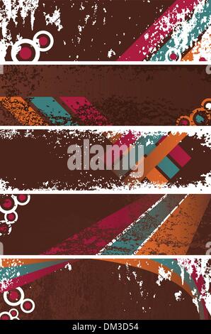 Vintage grunge banners Stock Vector