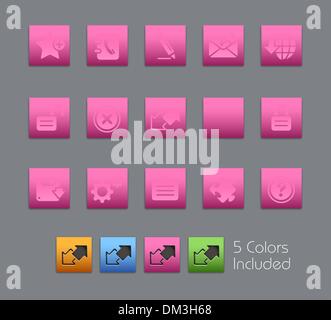 Web Site & Internet Plus // Satinbox Series Stock Vector