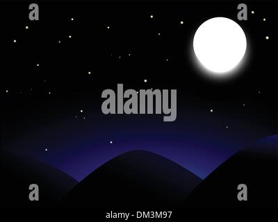 Ballon Moon Stock Vector