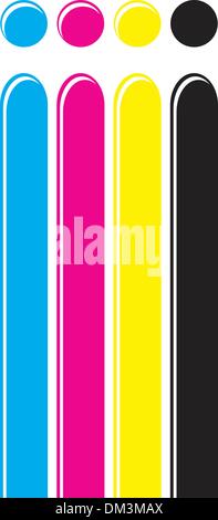 CMYK Colors Stock Vector