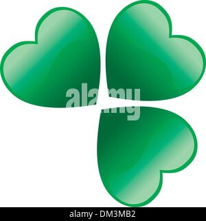 Ladybug and hearts Stock Vector