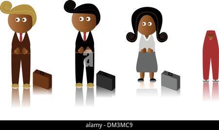 African American Business Stock Vector