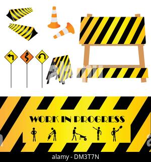 Work in progress Stock Vector