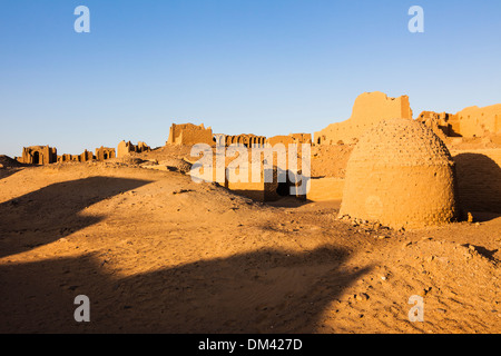 Al-Bagawat, one of the earliest and best preserved Christian cemeteries in the ancient world. Kharga oasis, Egypt Stock Photo