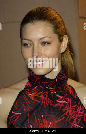 Jan. 11, 2002 - 7TH CRITICS CHOICE AWARDS.AT THE BEVERLY HILLS HOTEL BEVERLY HILLS, CA.JESSICA BIEL. FITZROY BARRETT /    1-11-2002        K23807FB         (D)(Credit Image: © Globe Photos/ZUMAPRESS.com) Stock Photo