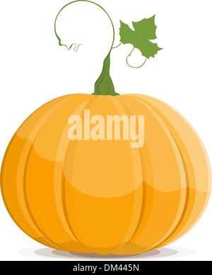 Pumpkin isolated on white background. EPS8 Stock Vector