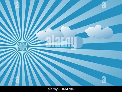 Cloud background Stock Vector