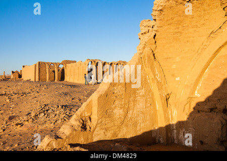 Al-Bagawat, one of the earliest and best preserved Christian cemeteries in the ancient world. Kharga oasis, Egypt Stock Photo