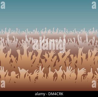 Big crowd Stock Vector