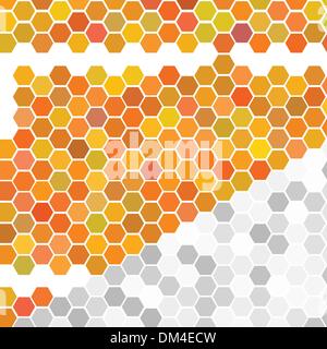 Random orange seamless tiles Stock Vector