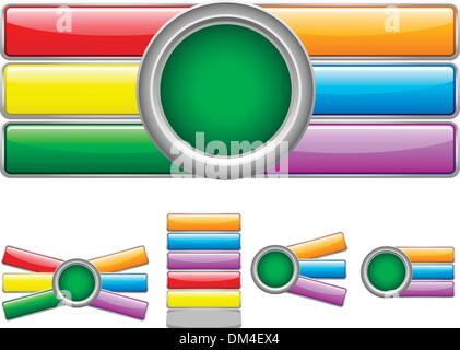 Web Buttons Stock Vector