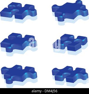 Jigsaw puzzle pieces Stock Vector Image & Art - Alamy