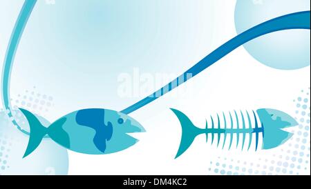 Diet Fish Stock Vector