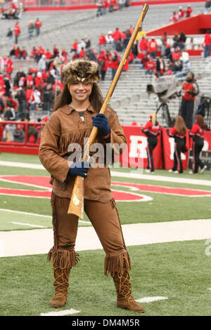 Dec. 5, 2009 - Piscataway, New Jersey, U.S - 05 December 2009; Piscataway, New Jersey:  West Virginia Mountaineer mascot during the NCAA football game between the West Virginia Mountaneers and the Rutgers Scarlet Knights played at Rutgers Stadium in Piscataway, New Jersey.  At the half, Mountaineers leads the Scarlet Knights 14-3..Mandatory Credit: Alan Maglaque / Southcreek Global Stock Photo