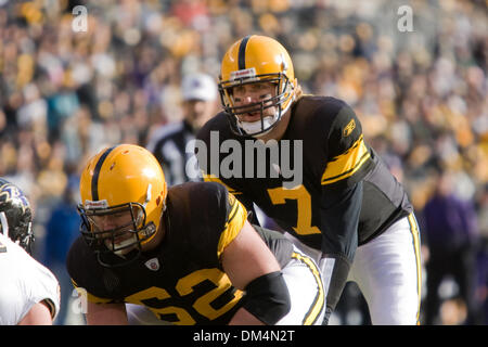 The Baltimore Ravens' Michael Oher walks dejectedly off the field after a  last minute interception by teammate Tom Zbikowski against the Pittsburgh  Steelers was disallowed. The Steelers defeated the Ravens, 23-20, at