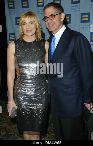 Kim Cattrall with husband Mark Levinson at the book signing for their