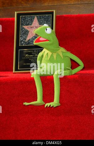 Kermit the Frog star on Hollywood Walk of Fame, Hollywood Boulevard ...