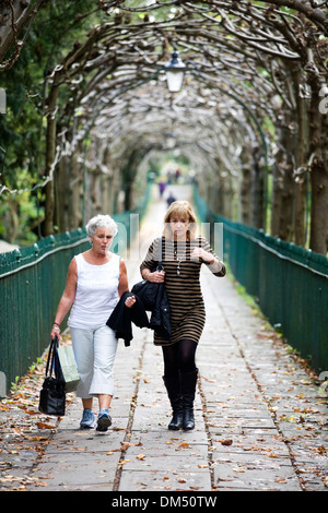 A view through St. Andrews Walk. Stock Photo