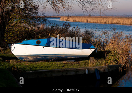 River Bure Upton Norfolk Broads Stock Photo