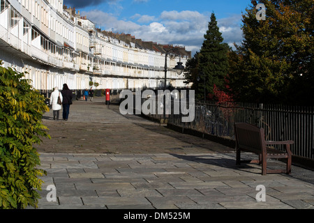 Royal York Crescent, Clifton, Bristol, UK. Stock Photo