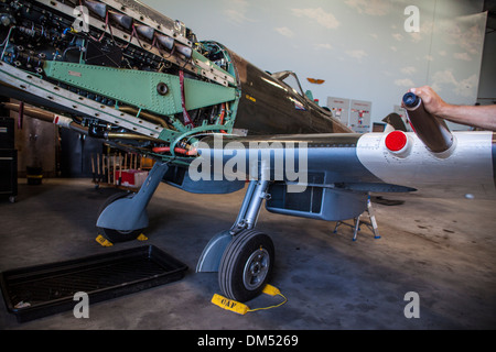 The Spitfire MK XIV at the Commemorative Air Force Museum in Camarillo ...