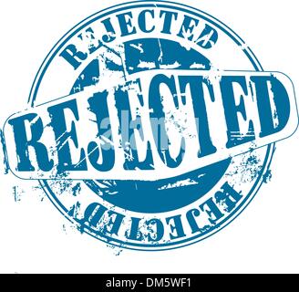 Rejected rubber stamp Stock Vector