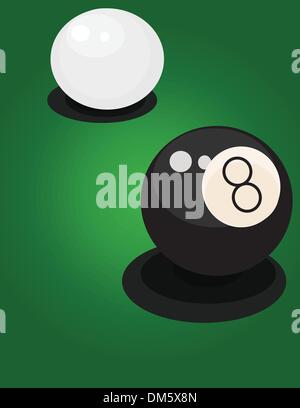 billiard Stock Vector