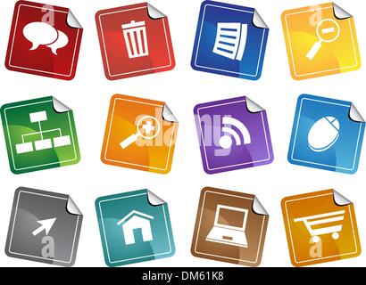 Web Icons Stock Vector
