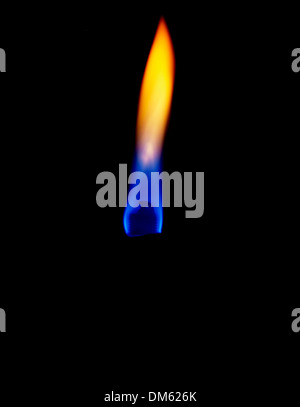Spark set fuel on fire Stock Photo