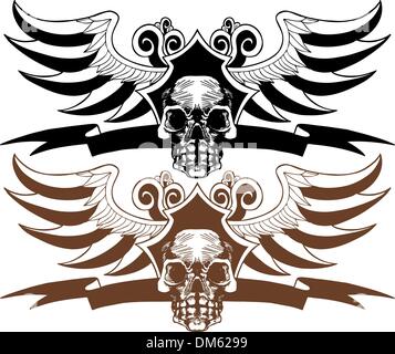 Night Skull Stock Vector
