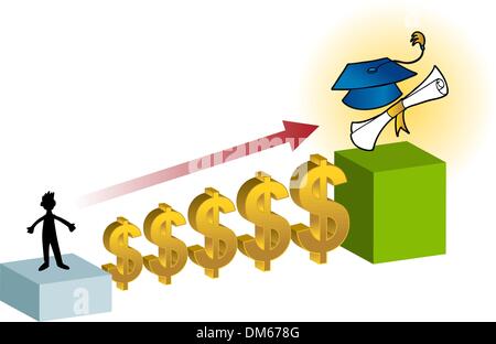 Student Financial Aid Stock Vector