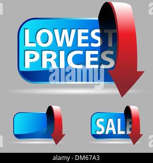 Low Price Stock Vector