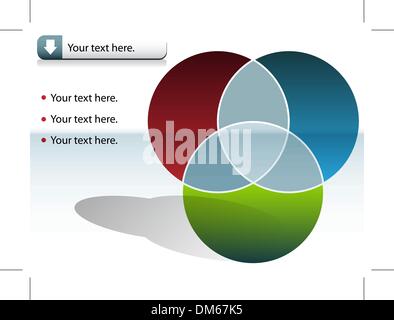 Circle Chart Stock Vector