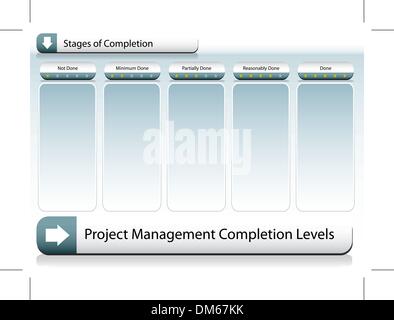 Project Management Chart Stock Vector