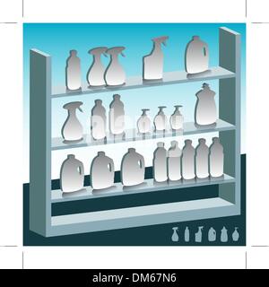 Product Shelf Stock Vector