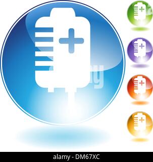 Blood Plasma Set Stock Vector