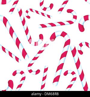 Candy Cane Repeating Pattern Stock Vector