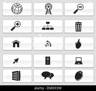 Web Button Set Stock Vector
