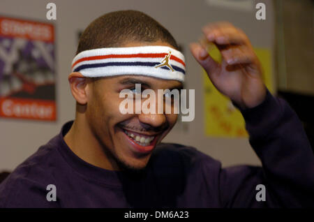 Dec 18, 2004; Los Angeles, CA, USA; 2004 Olympic Gold Medalist ANDRE WARD defeats Christopher Molina in 40 seconds on the undercard of Glen Johnson Vs. Antonio Tarver held at The Staples Center. Stock Photo