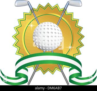 Golfing Icon Stock Vector