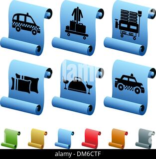 Hotel Icons Stock Vector